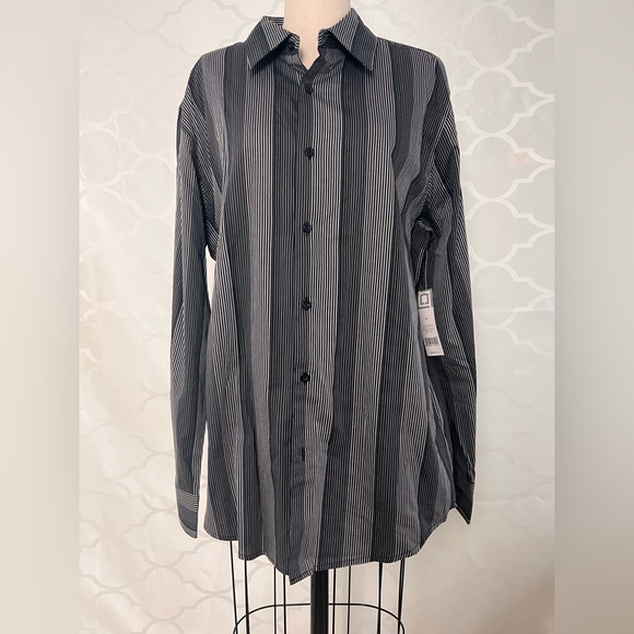 CLAIBONE | Mens NEW Shirt Sz M Social Casual Office Career Classic Luxe Down - Picture 12 of 13